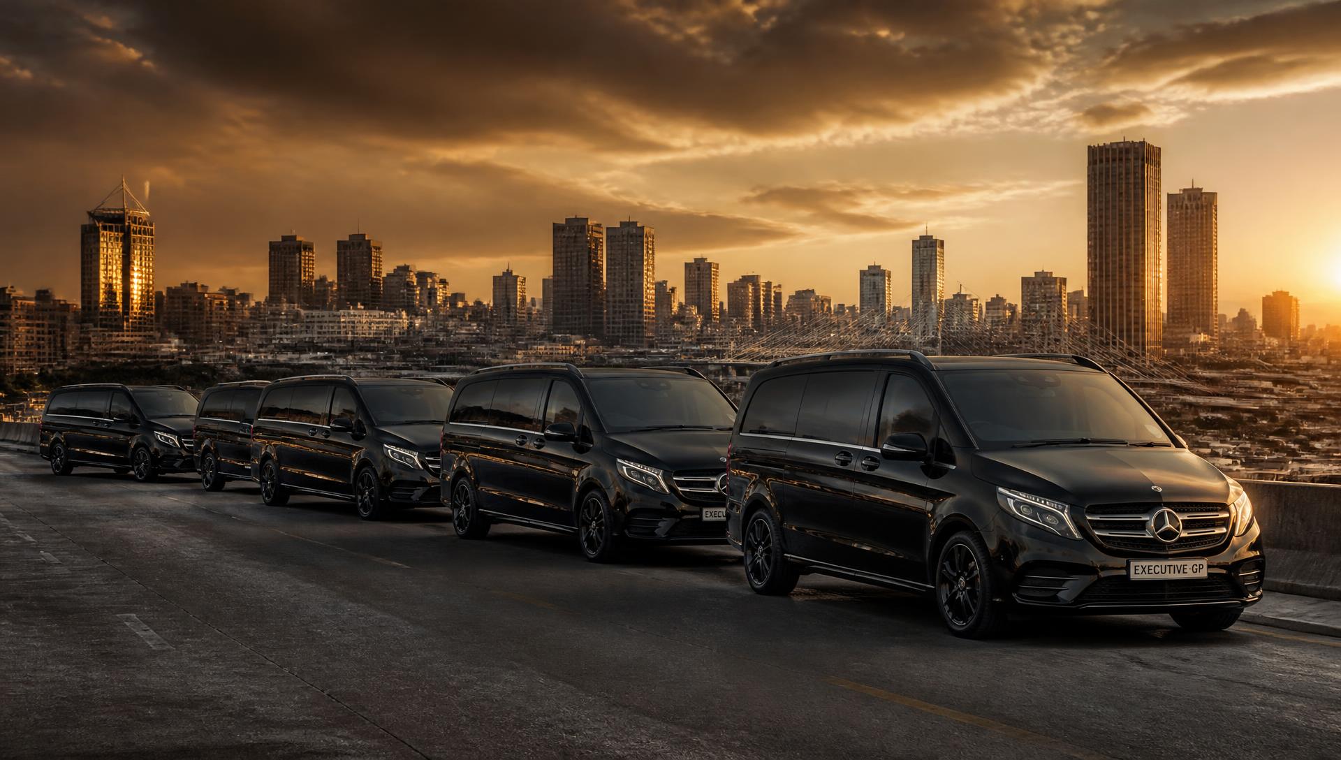Group shuttles and daily vehicle + driver hire